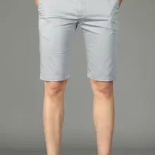 Новые летние пляжные шорты милитари серый 29~ 42 брендовая одежда Прямые мужские шорты Карго хлопок мужские повседневные шорты с карманами