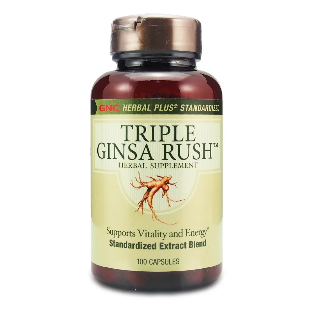 Ginsagold Triple Ginsa Rush (100 Capsules) American Ginseng Root