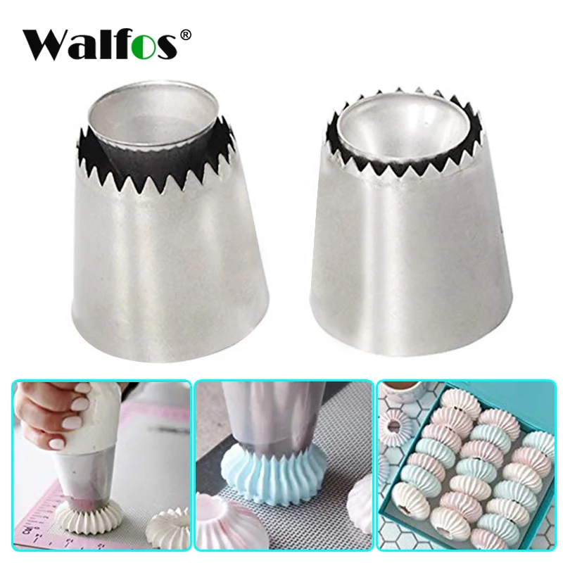 

WALFOS cookie decoration mouth Icing Piping Tips Icing Piping Cream Pastry Bag Stainless Steel Nozzle