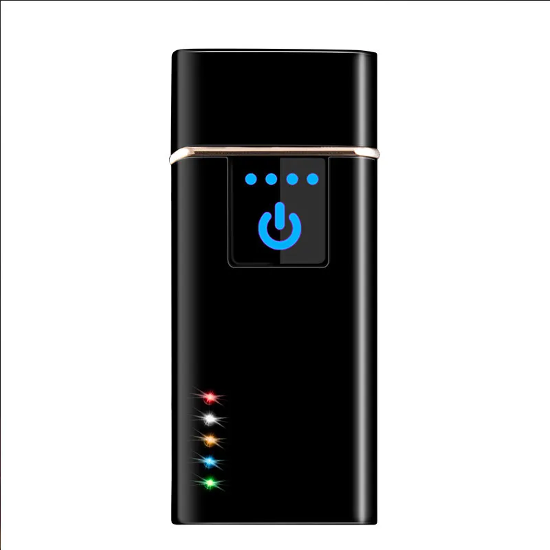 Двусторонняя огненная беспламенная дуговая Зажигалка USB зарядка плазменная