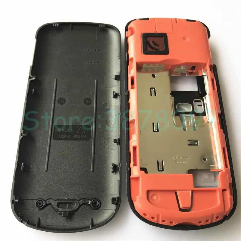 Оригинальный чехол с полным корпусом для Nokia 1202 передняя рамка клавиатурой