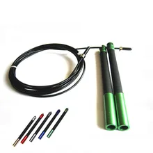 Speed Jump Rope Ball Bearing Metal Handle Sport Skipping,Stainless Steel Cable Crossfit Fitness Equipment