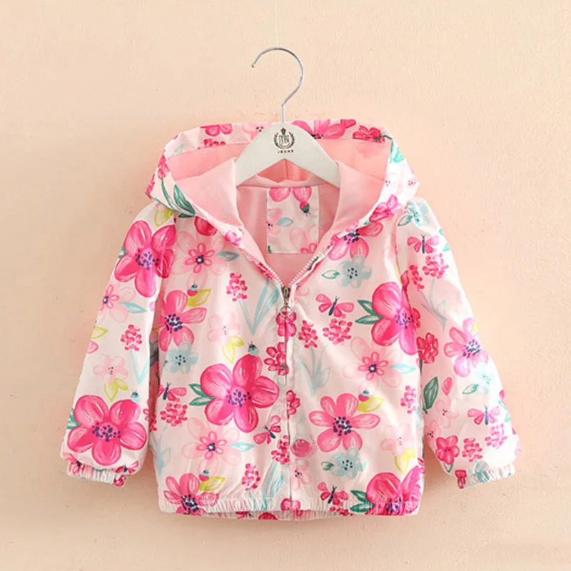 

Girls' coat spring 2019 new thin children's wear children's coat long sleeve cardigan