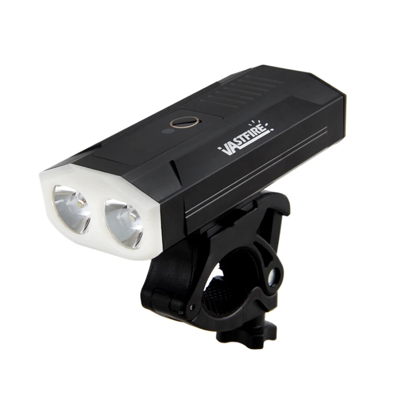 Discount 5 Mode USB Rechargeable MTB Bike light cycling Front Light 1000LM 2 LED lamp beads high Brightness bicycle Headlamp 12