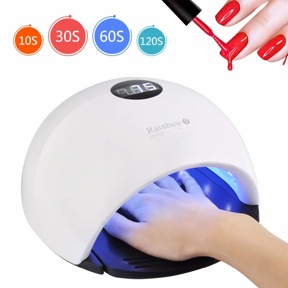 

48W LED/UV Lamps For Nails 33 PCS LEDs All Gels Curable With 10/30/60/120S Button Professional Nail Dryer Manicure Nail Art Tool