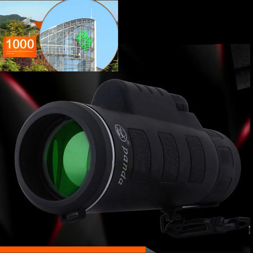 Горячая Распродажа, супер высокая мощность 40X60, Портативная HD Оптика BAK4, монокулярный телескоп ночного видения, бинокль, Прямая поставка