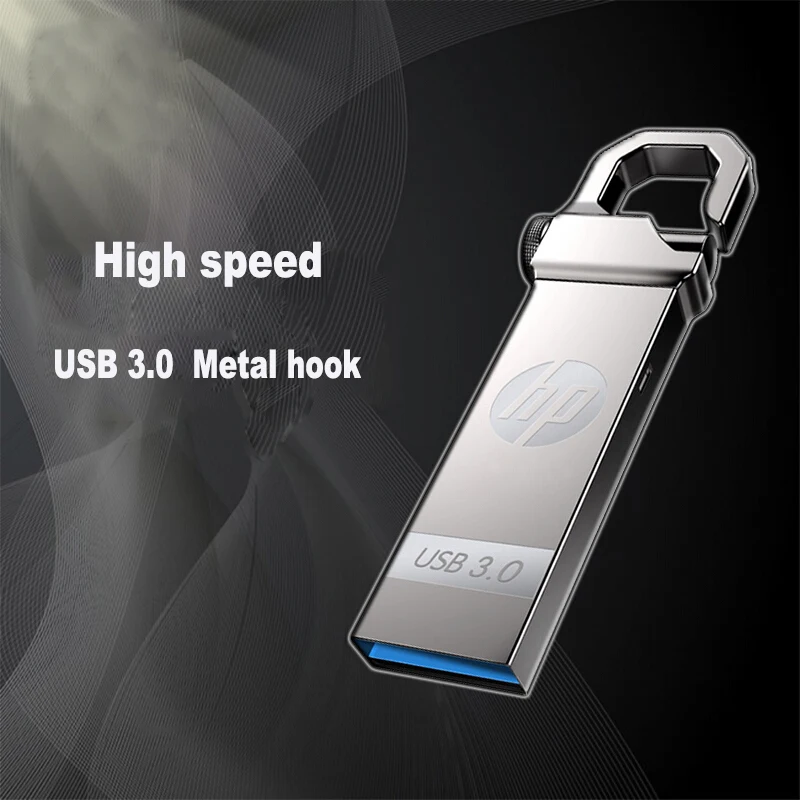 Флэш-диск HP USB 32 ГБ Пользовательский логотип Металлический Pendrive Mini X750W Cle usb 3.0 32 ГБ Флеш-накопитель Bellek Memory Stick U Диск