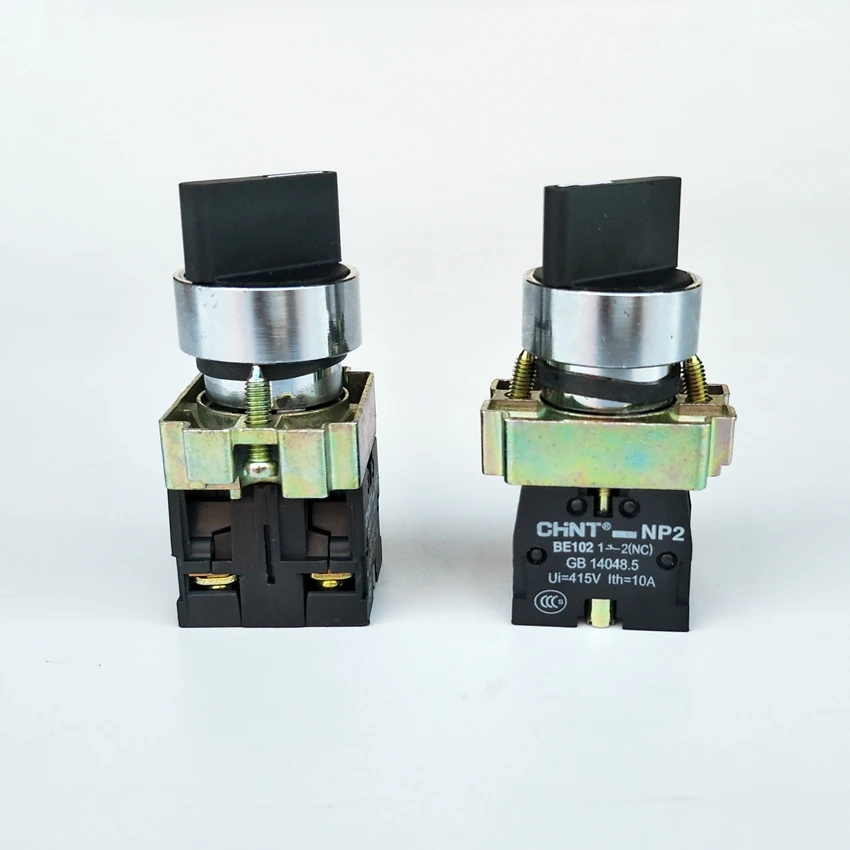 Buy 2PCS/Lot CHINT NP2 BD25 2 Position Selector Push Button 1NO+1NC Selector
