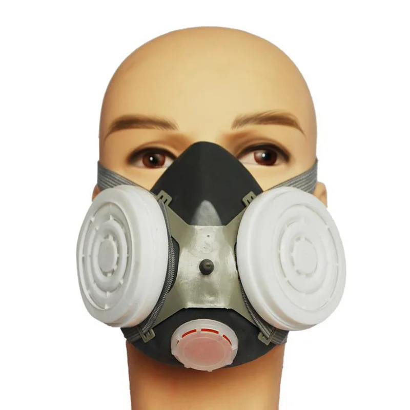 

Respirator Dust Mask Protective Mask Anti Dust Organic Gases and Vapors Filter Cartridge Face Shield Workplace Safety GMZ012
