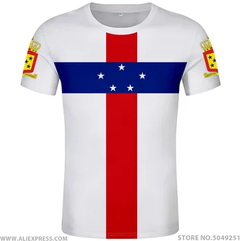 

NETHERLANDS ANTILLES t shirt diy free custom made name number ant t-shirt nation flag an holland dutch print photo logo clothing
