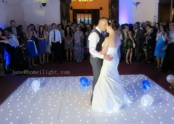 

2pcs 2ft * 2ft Romantic LED dance floor starlit dance floor