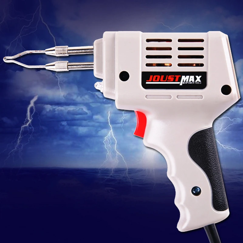 

JOUSTMAX Electrical Soldering Iron Gun Hand Welding Tool Copper Core Quick Heating Electrical Soldering Iron Guns EU 220V 100W H