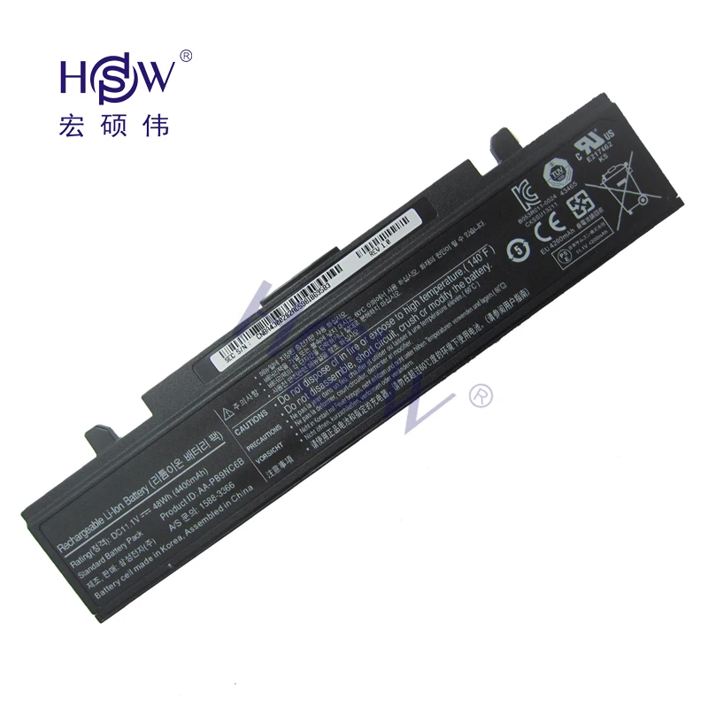 HSW Аккумулятор для ноутбука samsung R478 R480 R500 R507 R517 R518 R519 R520 R522 R530 R540 R580 R590 R700 R718 батарея R720 батарея