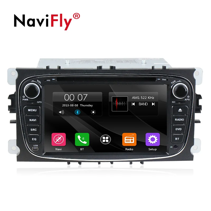 

Navifly Free shipping Car GPS navigation For FORD Focus2 focus 2008 2009 2010 2011 S-MAX Mondeo with multimedia radio player BT