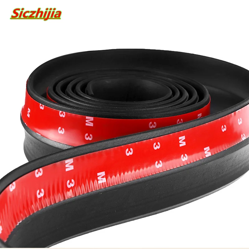 2.5 m / 8.2 ft car front rubber bumper lip protector for Hyundai ix35 iX45 iX25 i20 i30 Sonata Verna Solaris Elantra Accent | Автомобили и