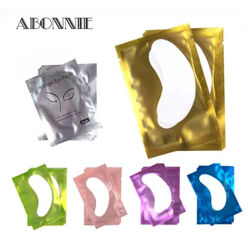 

50/100pcs Professional lash Pad Eyelashs Extension Mask Eyepads Eye Gel Patch make up tools under eye pads