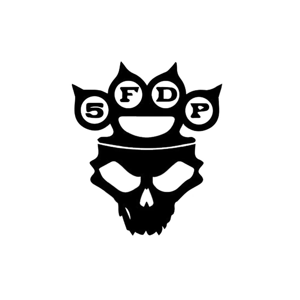 

15*17cm Five finger death punch 5 FDP vinyl decal Laptop Art Decor Decals Car Stickers Waterproof Removed L823