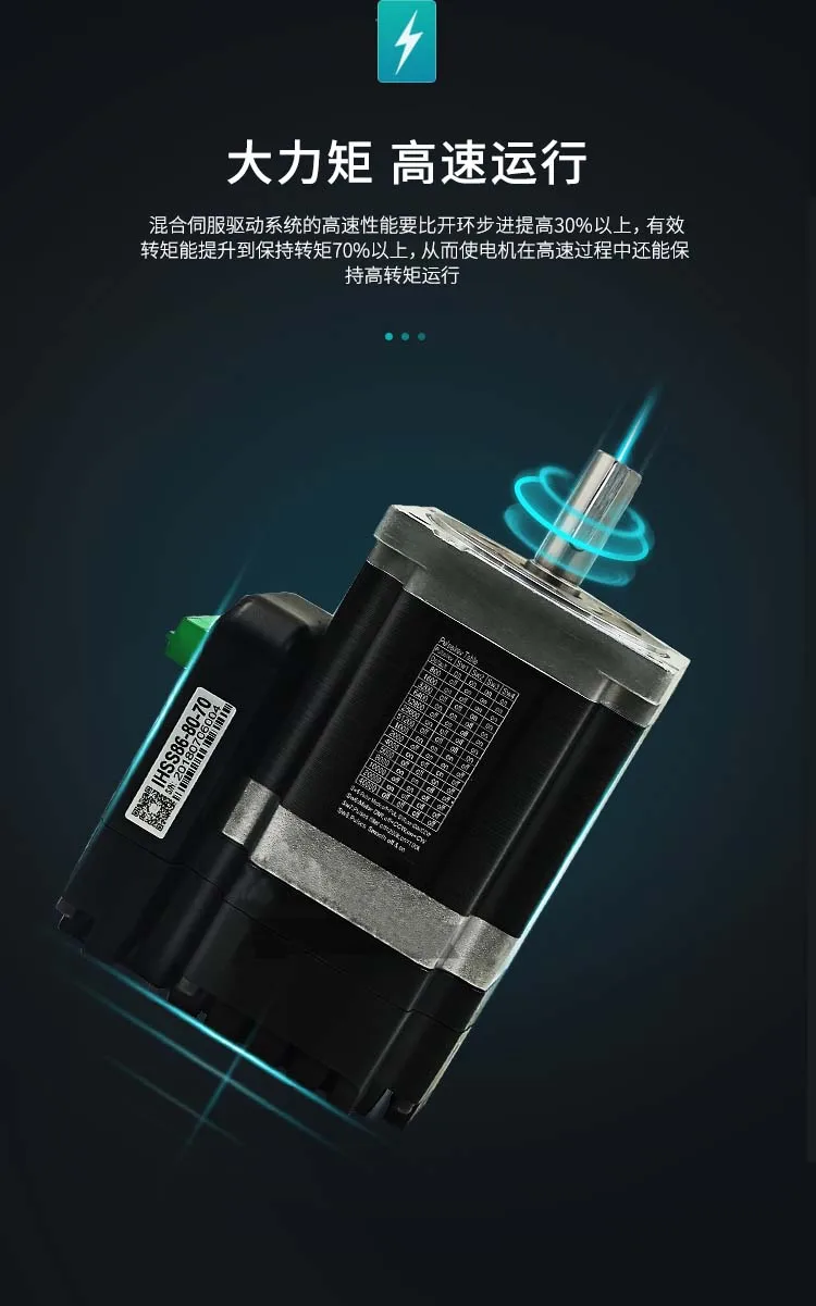 Новый встроенный двигатель NEMA 34 драйвер a + макияж двигателя закрытый контур