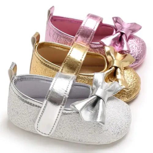 

New Baby Girl Cute Soft Princess Crib Shoes 2018 Toddler Infant Baby Girl Fancy Princess Shoes Kids Soft Sole Crib Shoes