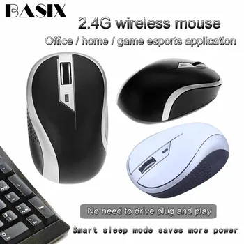 

BASIX 2.4GHz Wireless mouse Optical Mouse Gamer New Gaming Wireless Mice with USB Receiver Mause for PC Laptops computer mouse