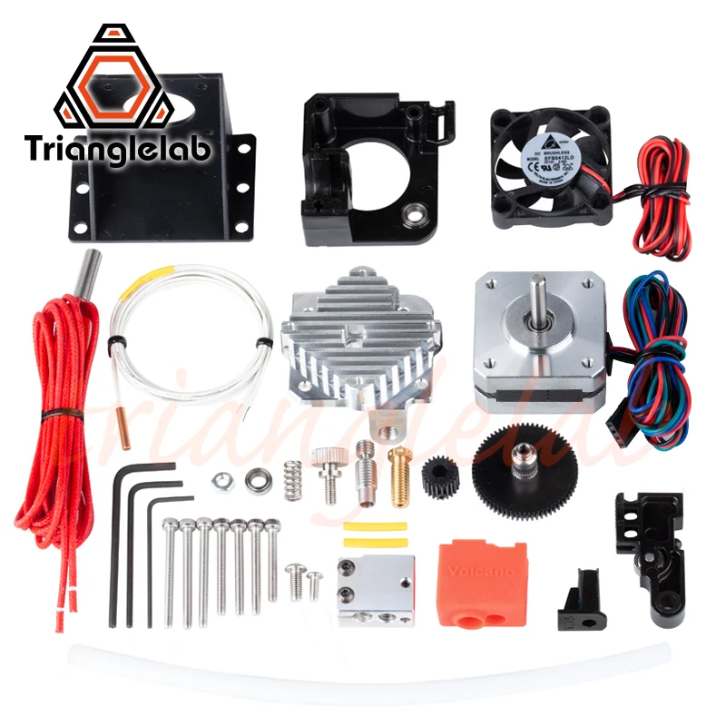 Trianglelab titan extrusora kit completo titan Aero V6 salida hotend extrusora kit completo reprap mk8 i3 Compatible etiqueta ANET I3 3d impresora - 5