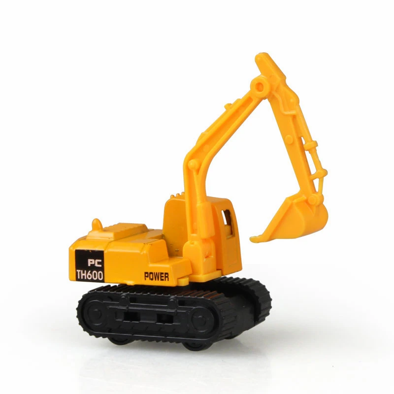 6 Types Mini Alloy Diecast Engineering Toy Car Vehicles Model Forklift Excavator Bulldozer Model Car Birthday Gift for Kids Boys - Цвет: Excavator