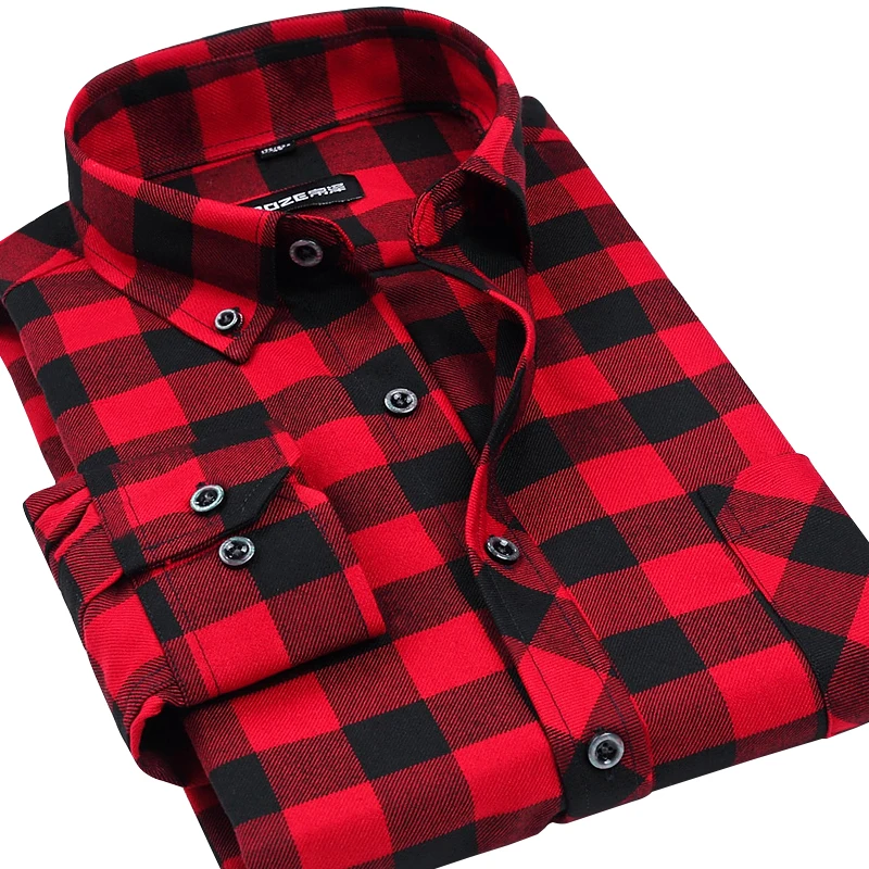 VFan Flannel Men Plaid Shirts 2014 New Autumn Luxury Slim Long Sleeve Brand Formal Business Fashion