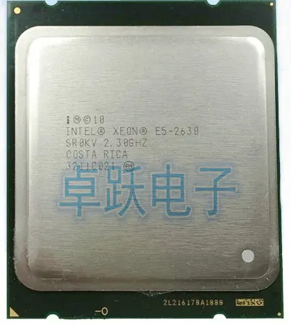 Процессор intel xeon e5 2630 SR0KV 2 3 ГГц E5-2630 ГТ/с 15 Мб шесть ядер LGA2011 центральный процессор