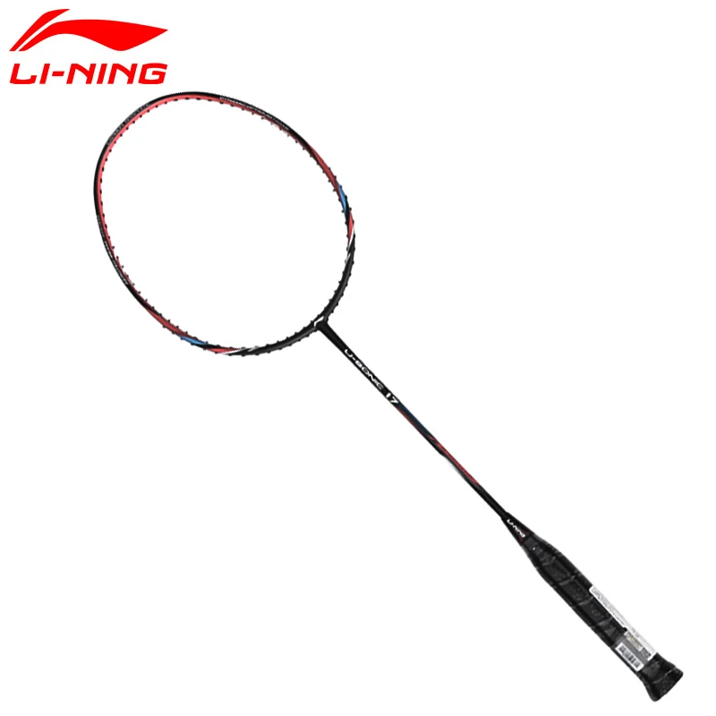 

Li Ning Badminton Rackets Li-Ning Single Carbon Fiber Professional Rackets LiNing US 17 Slim Shaft Racquets AYPM226