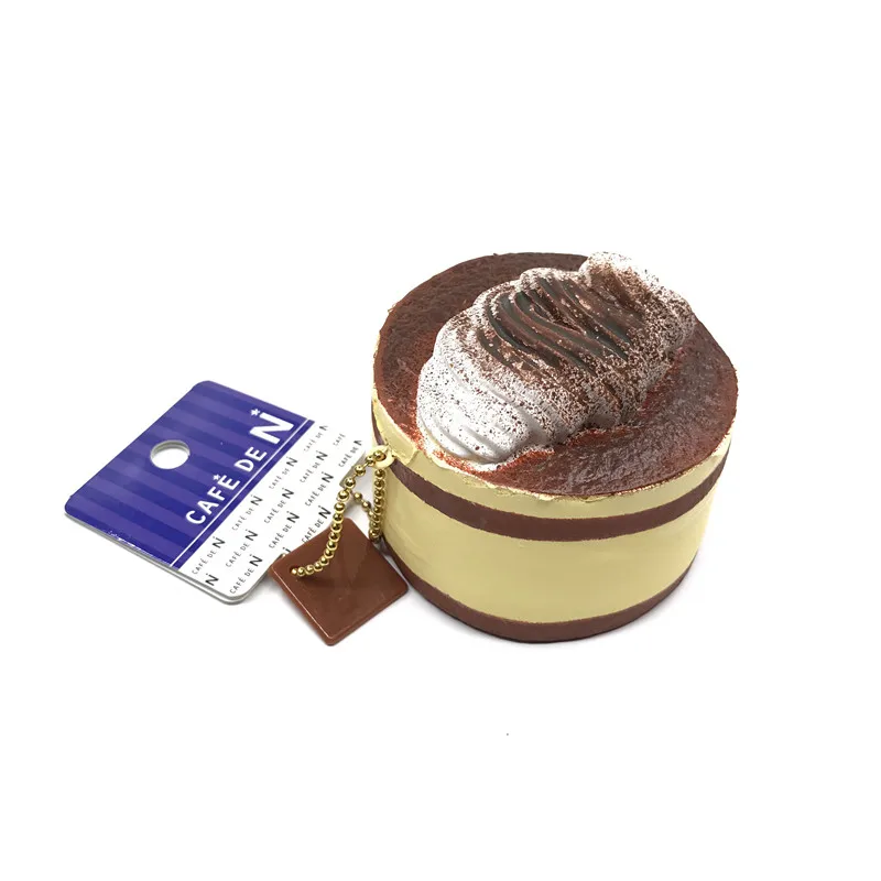 Original Cafe De N Tiramisu Squishy Doux Et Lent Croissant Jouets Spongieux Gateau Spongieux Pain Porte Cles Enfants Jouets Collection Souvenir Aliexpress