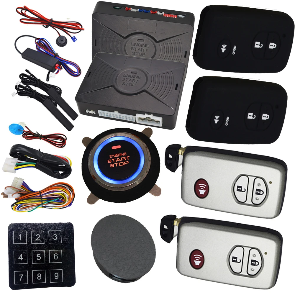 Buy smart car security alarm system ignition start