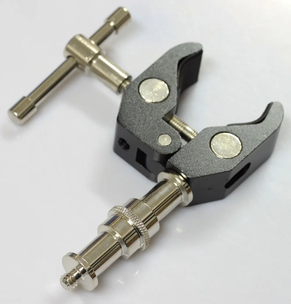 Magic Friction Arm Biggr Super Clamp with 1/4" male to 3/8" male