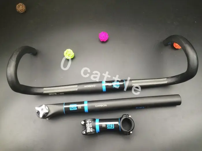 

Super complete road bike carbon fiber an elbow to the wind bending the handle broken handlebar carbon seatpost diameter 400/420/