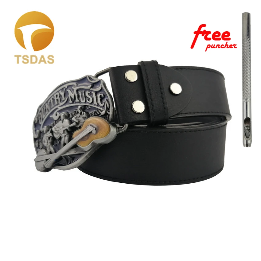 Country Music Metal Belt Buckle With Pewter Finish Fashion Enamel Belt Accessories Suitable 3.8-4cm Width Belt Easy to Wear Country Music Metal Belt Buckle With Pewter Finish Fashion Enamel Belt Accessories Suitable 3.8-4cm Width Belt Easy to Wear