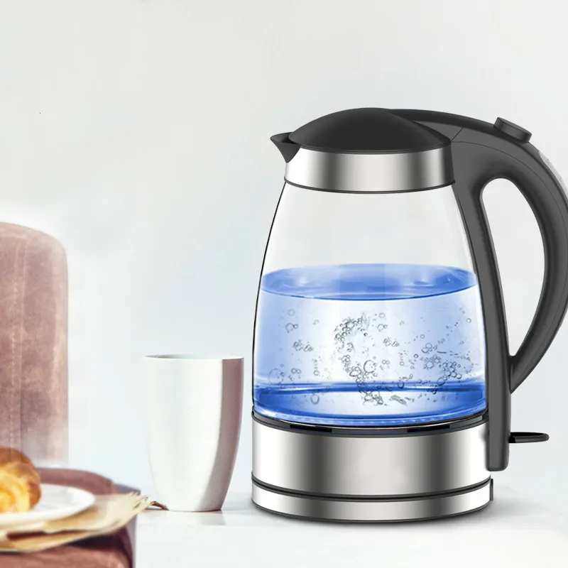 Glass electric kettle Household boiler 304 stainless steel large capacity automatic power Safety Auto-Off Function Glass electric kettle Household boiler 304 stainless steel large capacity automatic power Safety Auto-Off Function