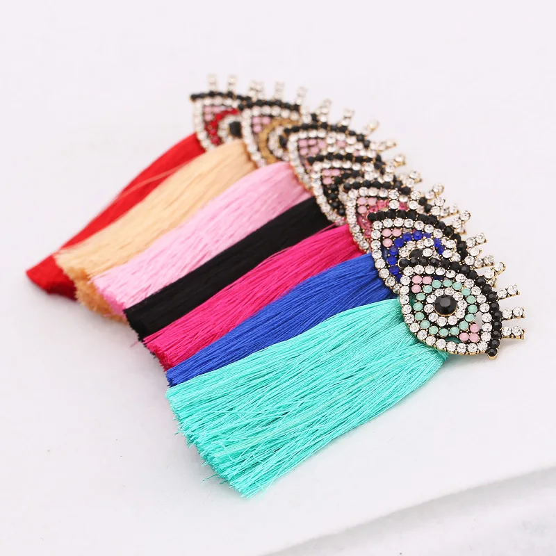 Earrings for women  NEW HOT Women's fashion earrings New arrival brand crystal tassel beads flower EARRINGS for women Gifts