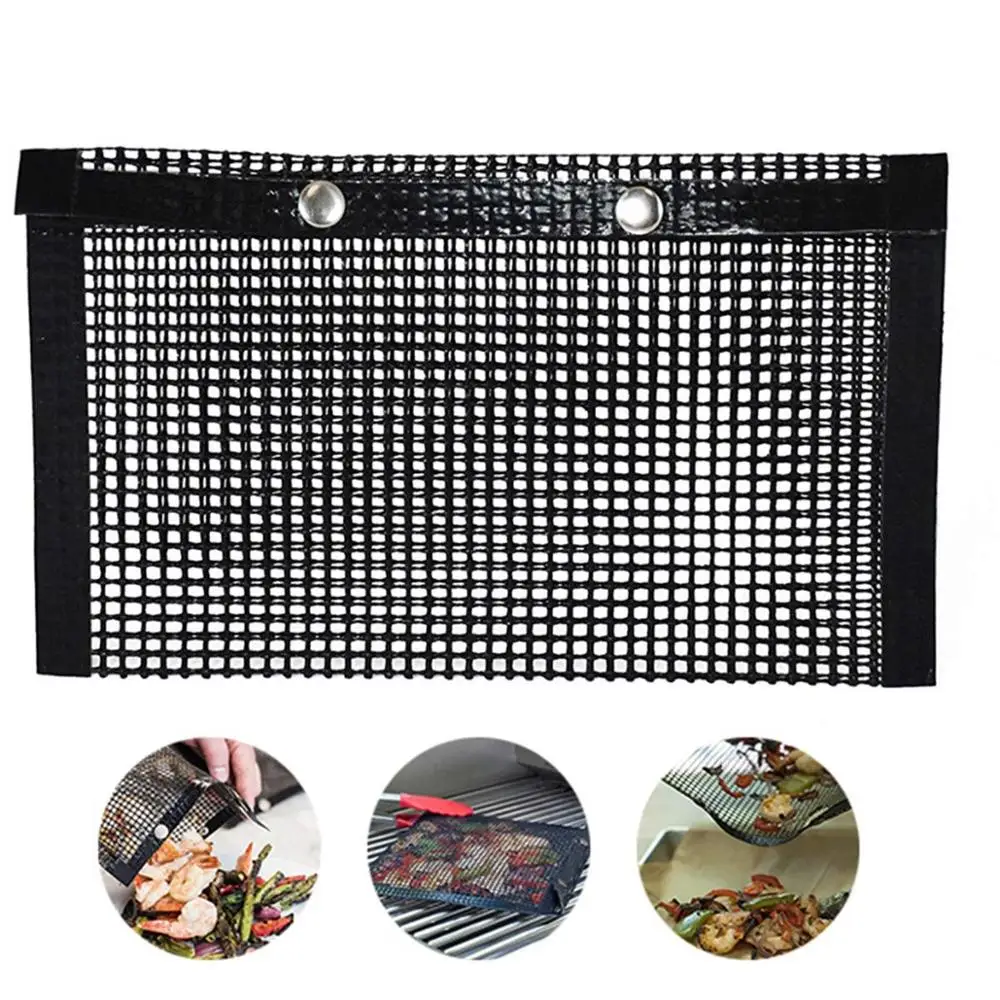 

Non-Stick Mesh Grilling Bag, High Temperature Resistance/Reusable/Easy to Clean Mesh Grilling Bag Outdoor Picnic Tool, for Outdo