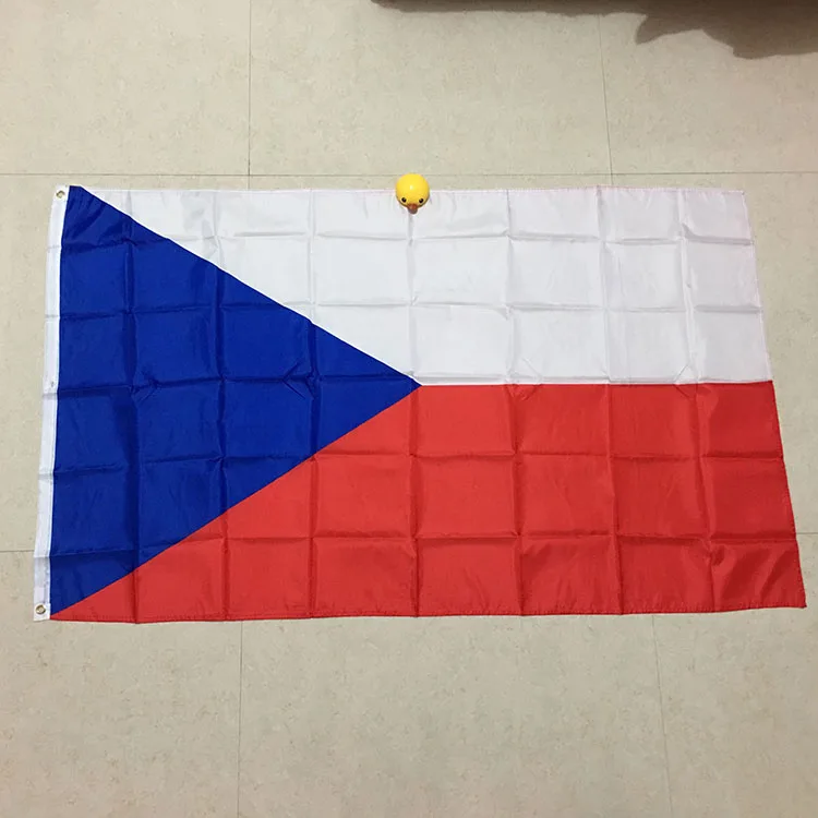 

world flying natioal flag hundred percent polyester printed Czech Republic flags and banners 3*5ft decoration outlast banner