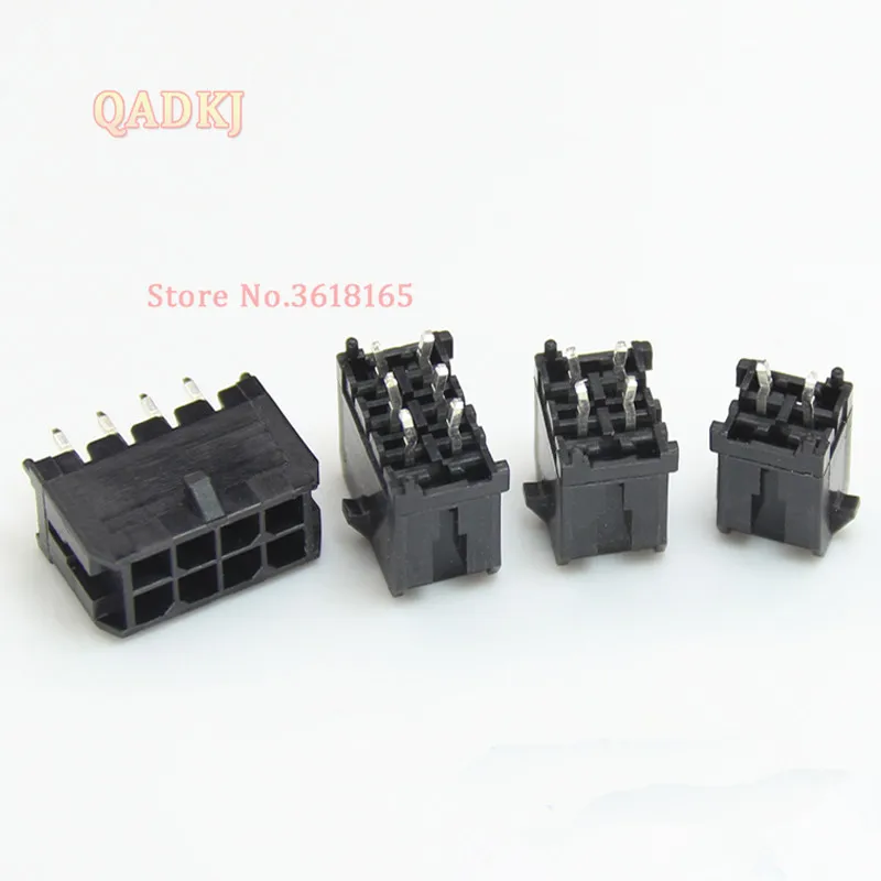 

10pcs Micro-Fit MX3.0mm Receptacle Housing 2 4 6 8 10 12 14 16 18 20 22 24 Pin Wire Harness Cable Power 20cm one End PVC removal