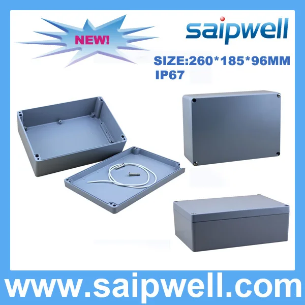 

2015 Hot sale Die Cast Aluminum Waterproof Box 260*185*96mm SP-AG-FA66