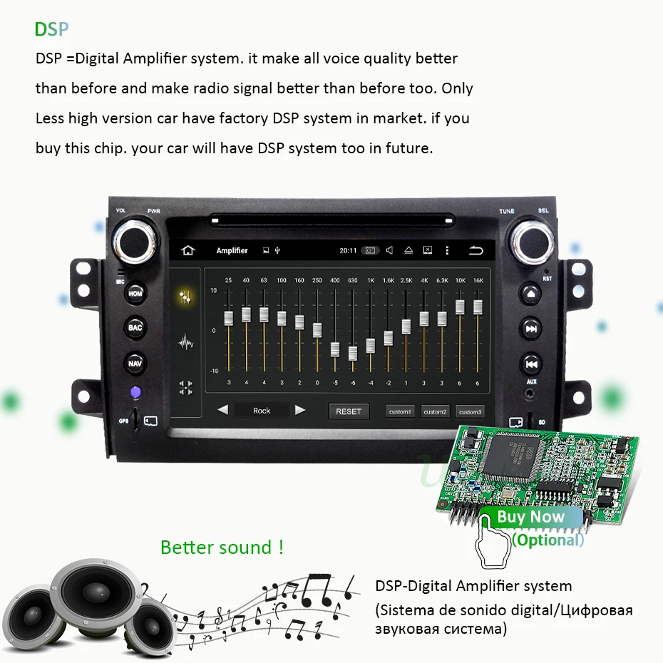 Excellent 8" Android 9.0 DSP IPS 64G GPS For Suzuki SX4 dvd player stereo receiver head monitor navigation multimedia player tape recorder 3 Excellent 8" Android 9.0 DSP IPS 64G GPS For Suzuki SX4 dvd player stereo receiver head monitor navigation multimedia player tape recorder 3