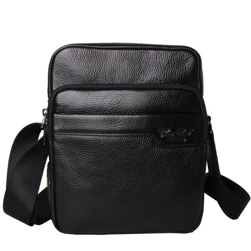 

Genuine Leather Men Single Shoulder Messenger Bags Hot Fashion Real Cowhide High Quality Male Casual Business Cross Body Bag