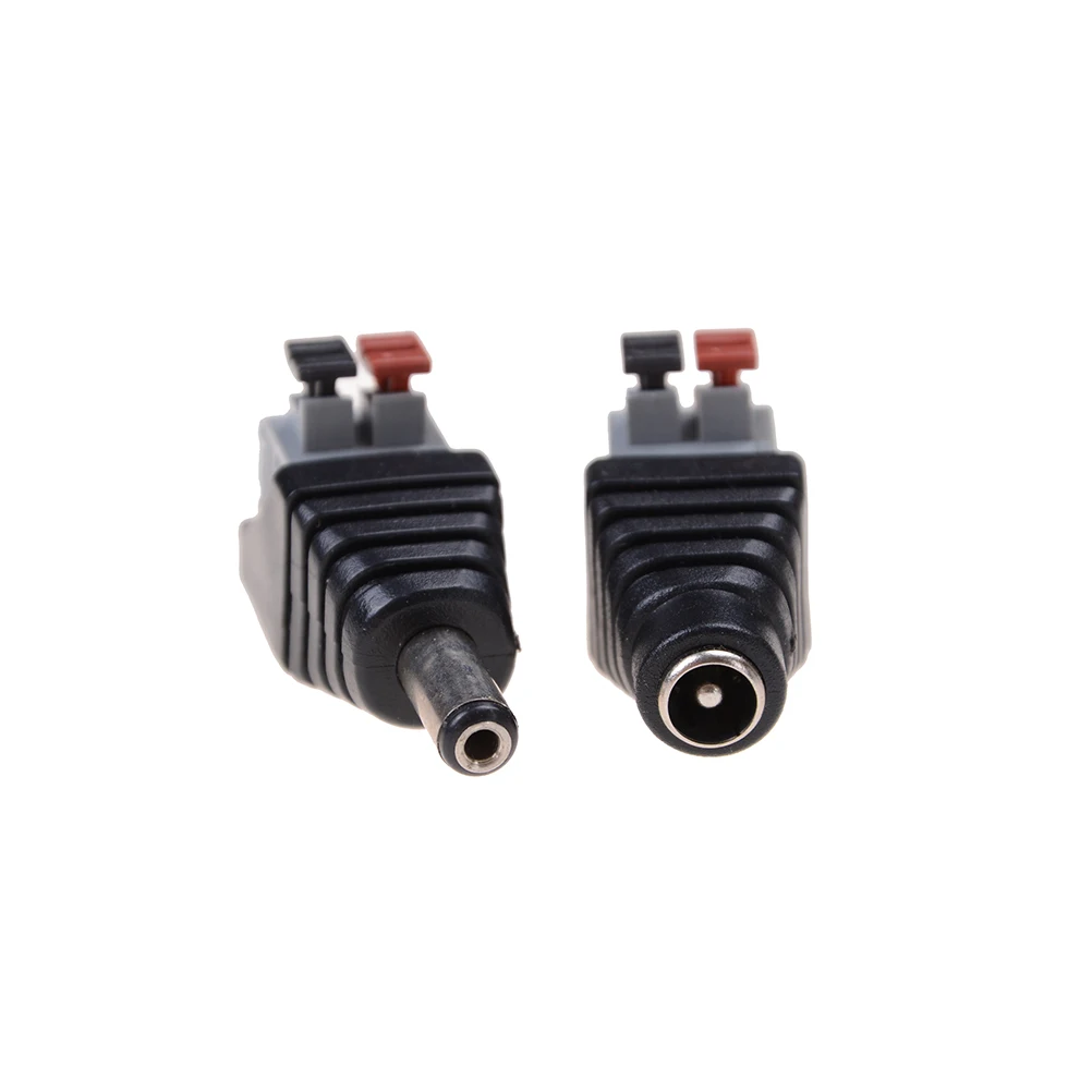 

DC Male DC Female connector 2.1*5.5mm DC Power Jack Adapter Plug Connector 1Pcs High Quality