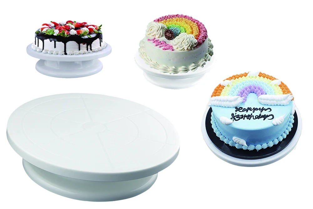 DCRT пластиковый торт проигрыватель нескользящий торт вращающийся стол торт украшения инструменты DIY торт стенд поворотные пластины инструменты для выпечки Инструменты