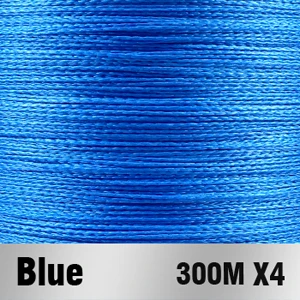 300 м JOF бренд Япония Multifilament PE плетеная леска 10LB до 82LB - Цвет: Blue