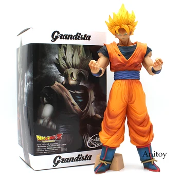 

Dragon Ball Z Grandista ROS Resolution of Soldiers Son Goku Gokou PVC Figure Collectible Model Toy 31cm