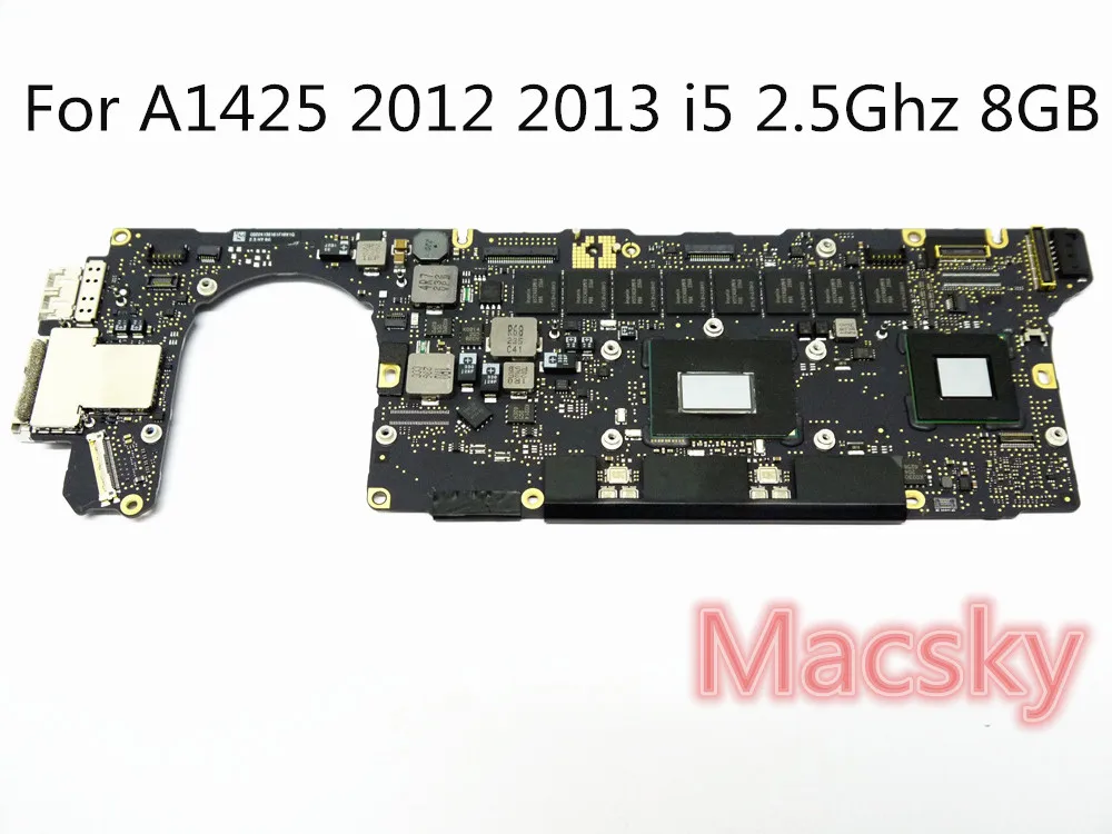 

Tested Orignal A1425 Motherboard i5 2.5Ghz 8GB Logic Board for MacBook Pro Retina 13" 820-3462-A 2012 2013
