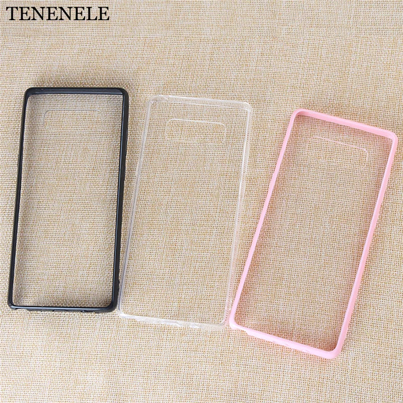 TENENELE Case For Samsung Galaxy Note 8 Cases Soft Clear Black Pink Silicone TPU Simple Cover Note8 Coque Phone |