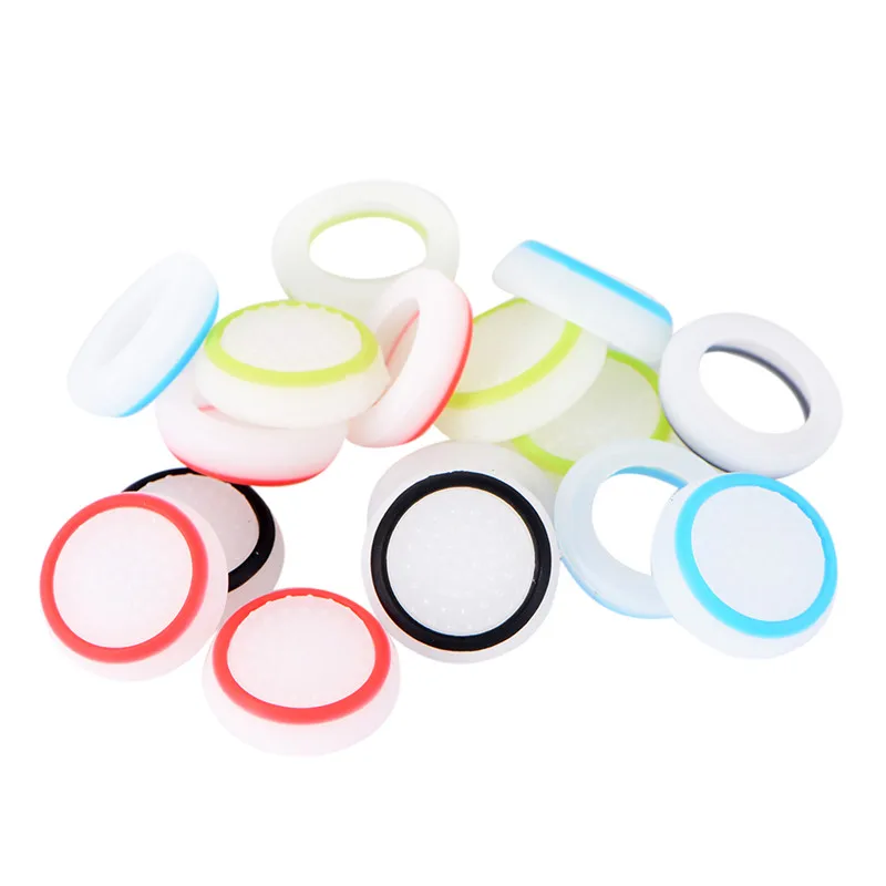 

4pcs/lot Game Pads Protective Cover Silicone Joystick Button Cap Replacement Cover Case For PS4 Game Controllers Accessory