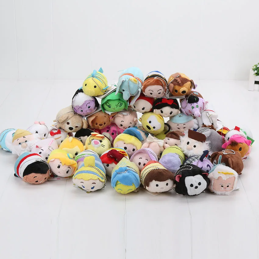 

9cm Plush toy doll Duck elf doll Screen Cleaner Plush toy juguetes Snow white Mermaid Cinderella inside out